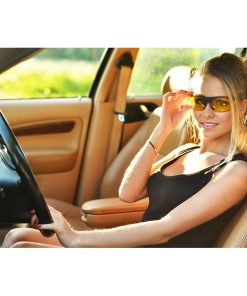 Okulary Univet 5x8 żółte